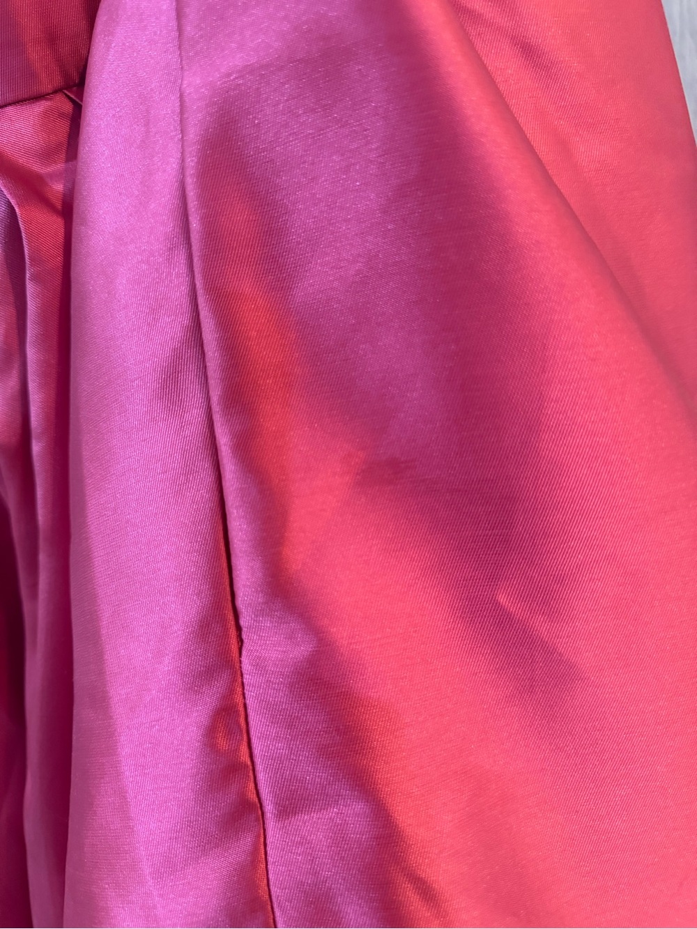 NWT Hutch Anthropologie Sabrina Strapless High-Low Pleated Pink Satin Gown 16P - Picture 12 of 15